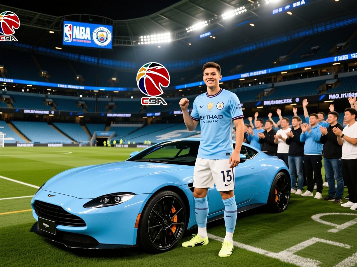 曼城球员公布自己的座驾:球迷空降惊喜 第1张