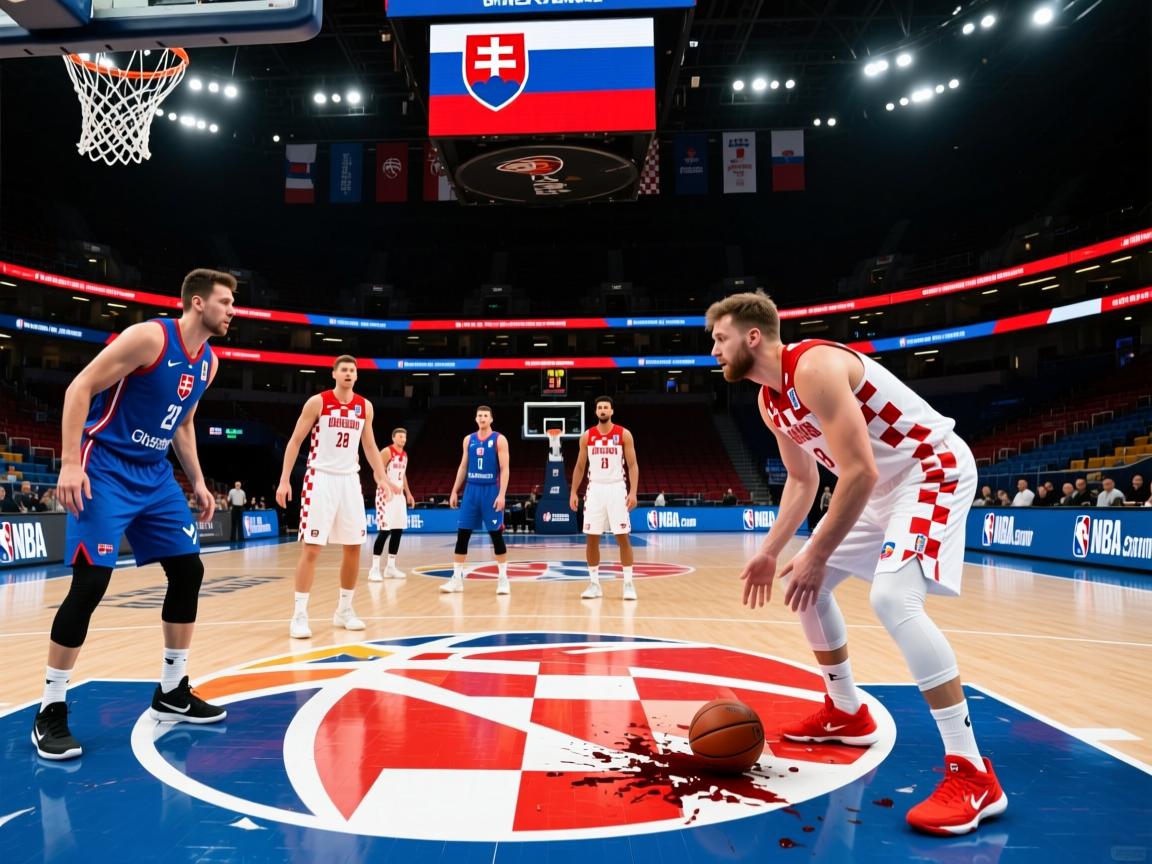 斯洛伐克队在客场与克罗地亚对决,最终-失利 第1张