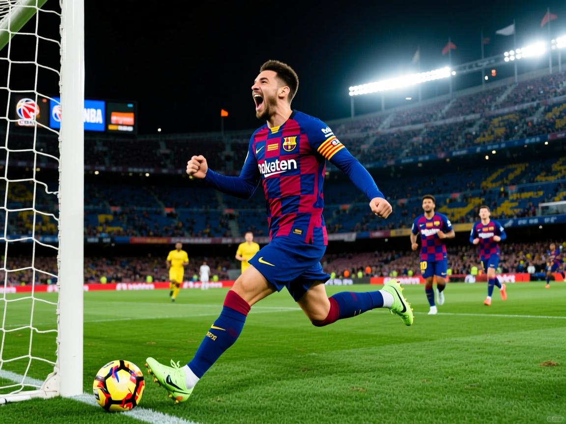 巴塞罗那球员进球狂热表现,助力球队登顶 第1张