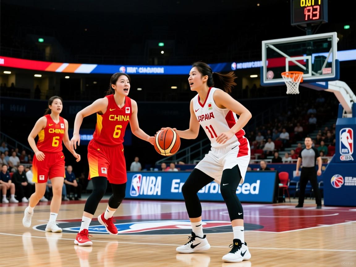 中国女篮昨晚对阵日本女篮精彩瞬间全场93-61大胜对手 第3张