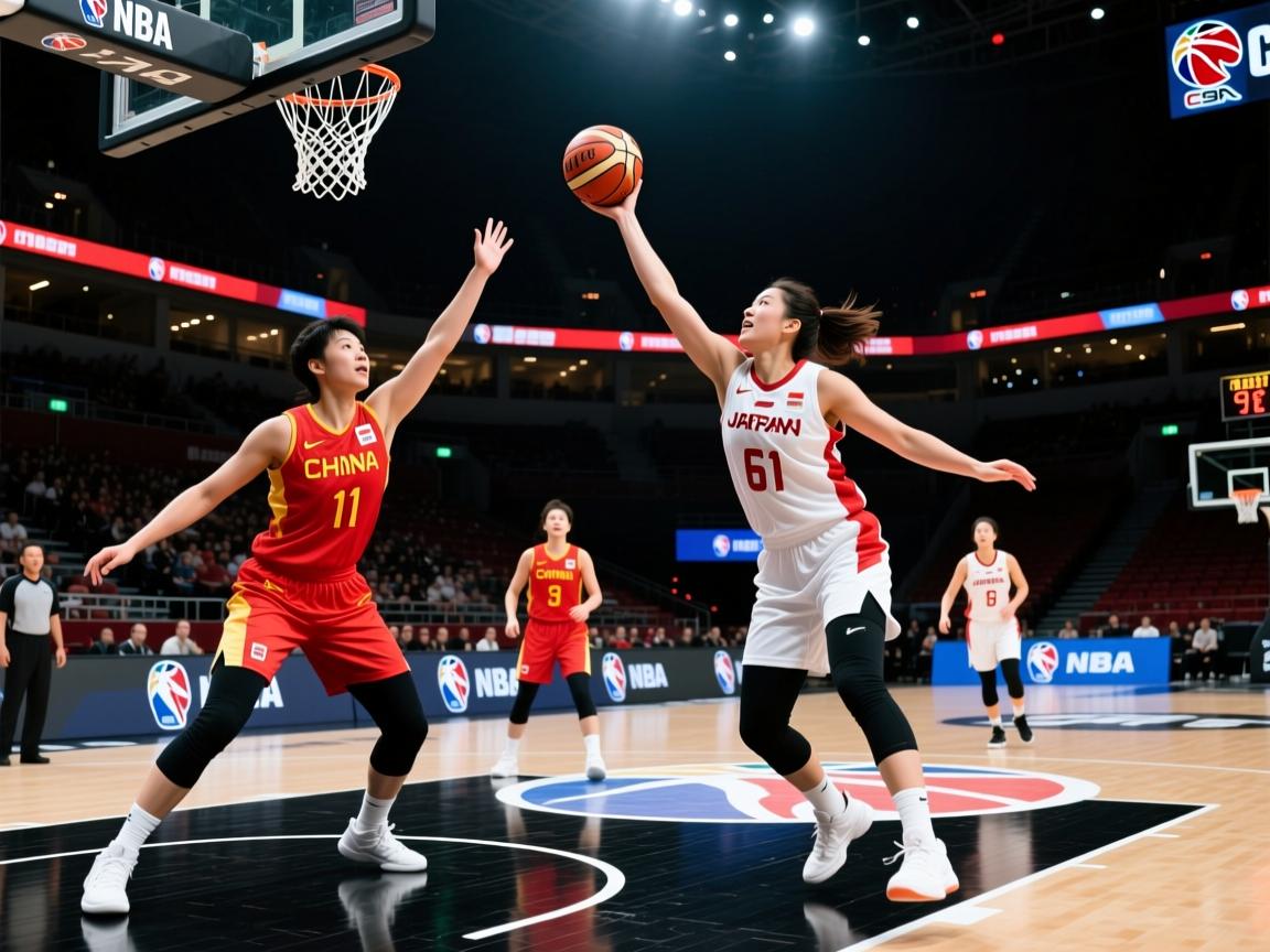 中国女篮昨晚对阵日本女篮精彩瞬间全场93-61大胜对手 第4张